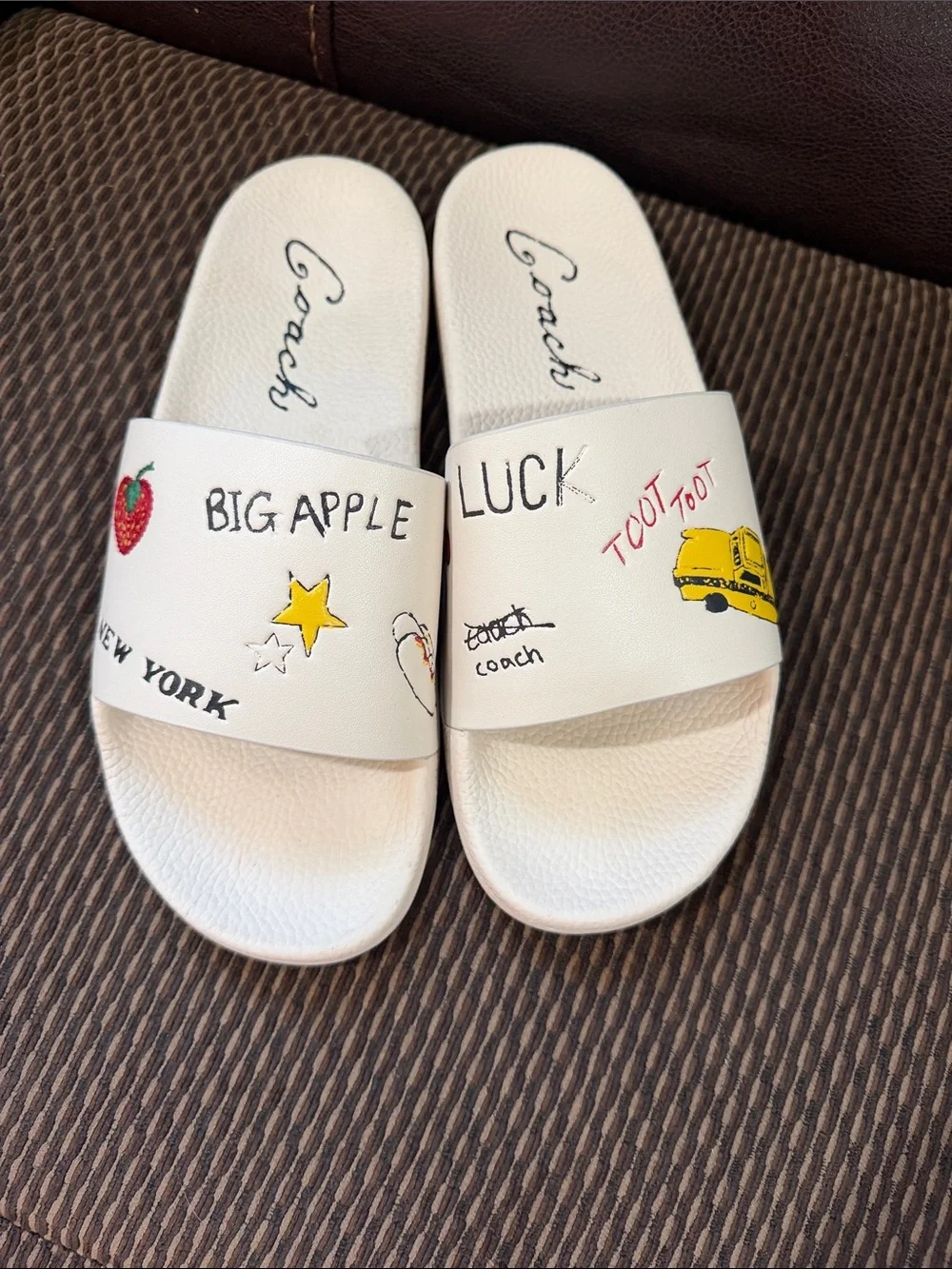 Coach sketch New York slides